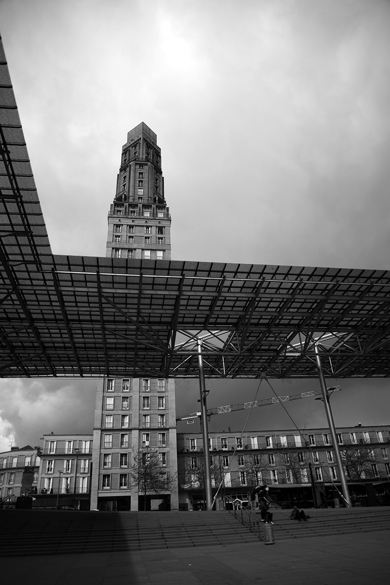 Quartier de la gare: Tour Perret et Canopée, Claude Vasconi